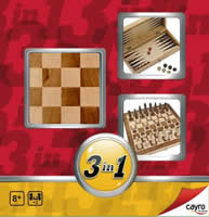 903 Juego Ajedrez / Damas / Backgammon