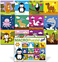 41001 Macro Puzzle Animals Habitat