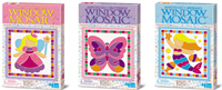 Window Mosaic with Display - Butterfly, Fairy, Mermaid (3 Styles Assorted) 00-04582