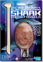 Dig & Excavate Glow Shark Tooth Fossils 00-05918