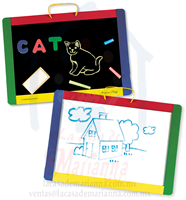 Magnetic Chalkboard and Dry-Erase Board 000772101455