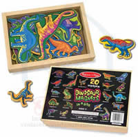 Wooden Dinosaur Magnets 000772104760