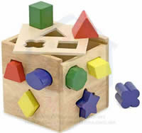 Shape Sorting Cube Classic Toy 000772105750