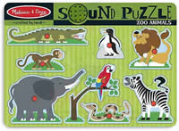Zoo Animals Sound Puzzle 000772107273