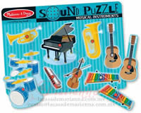 Musical Instruments Sound Puzzle 000772107327