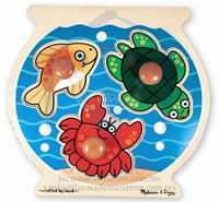 Fishbowl Large Peg Puzzle 000772120562