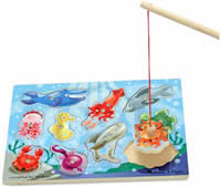 Magnetic Wooden Game Fishing 000772137782
