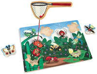Magnetic Wooden Game Bug Catching 000772137799