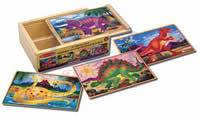 Dinosaur Puzzles in a Box 000772137911