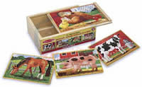 Rompecabeza Madera en Caja Farm Puzzles in a Box 000772137935