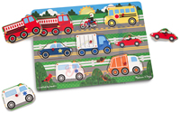 Vehicles Peg Puzzle 000772190510