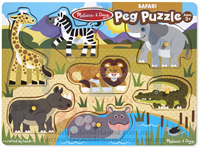 Safari Peg Puzzle 000772190541