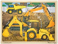 Construction Wooden Jigsaw Puzzle 000772190640