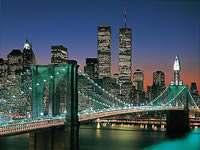 16609 Puente Manhattan de Noche