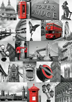 19144 Fotos Londres en Blanco, Negro y Rojo