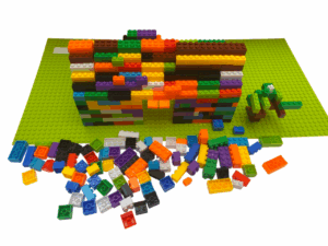 TC24007-4 BASE RECTANGULAR LEGO P/PZAS MINI