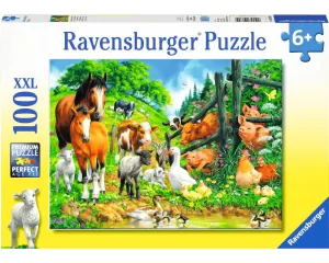 Animales De La Granja - Romp. 100 Pz XXL Ravensburguer