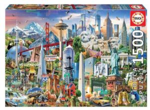 Rompecabezas 17670 Simbolos De Norte-américa 1500 Pzas.